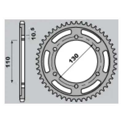 CHT rozeta 241 43 THF YAMAHA R1 98-03 (CHT rozeta 241 43 THF YAMAHA R1 98-03)