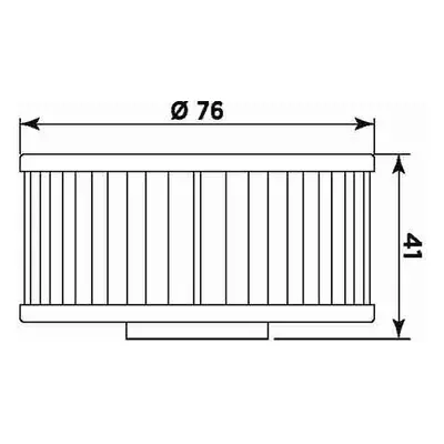 Olejový filtr MIW/MEIWA Y4002 (268144) (HF144, 50) (MIW/MEIWA olejový filtr OEM 1L9134411100)