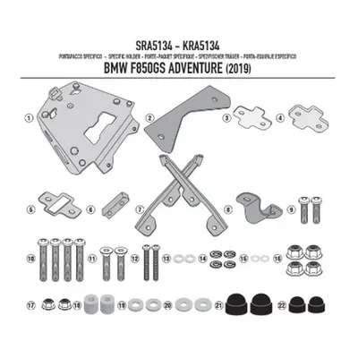 KAPPA zadní nosič kufru BMW F 850GS ADVENTURE (19) hliníkový MONOKEY (KAPPA zadní nosič kufru BM