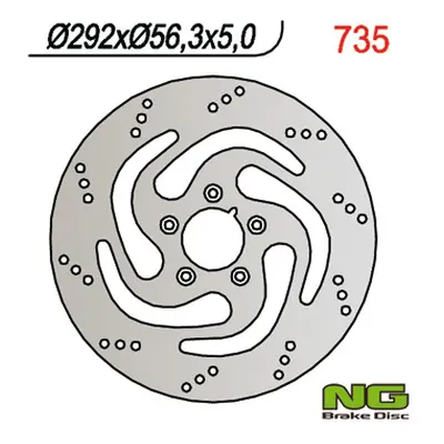 Brzdový kotouč NG Brakes NG735 (NG brzdový kotouč přední HARLEY-DAVIDSON 883/1200/1450/1584/1690