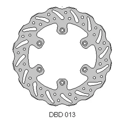 Brzdový kotouč zadní DELTA BRAKING ONL_DBD013G (DELTA BRAKING brzdový kotouč zadní KAWASAKI KX 1