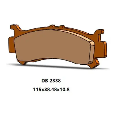 Brzdové destičky DELTA BRAKING DB2338OR-D (DELTA BRAKING brzdové destičky KH701 levý přední HOND