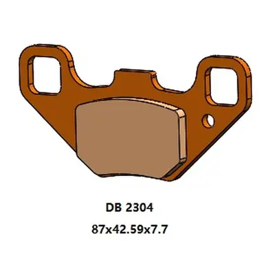 DELTA BRAKING KLOCKI HAMULCOWE KH490 PRZÓD POLARIS RZR 170 09-21 (DB2304OR-D) (DELTA BRAKING KLO