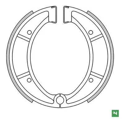 Brzdové čelisti - pakny přední/zadní NEWFREN GF1152 (NEWFREN brzdové čelisti - pakny přední/zadn
