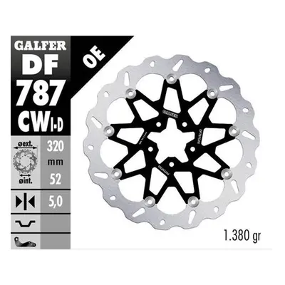 Brzdový kotouč přední GALFER DF787CWI (GALFER brzdový kotouč přední KTM 690 DUKE 12-16; 890 DUKE