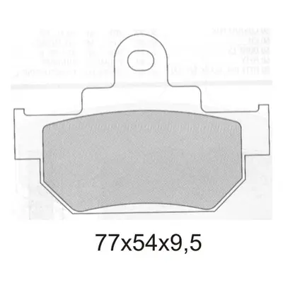 Brzdové destičky Galfer FD070G1651 (KH106/2) (GALFER brzdové destičky KH106/2 sintrované barva z