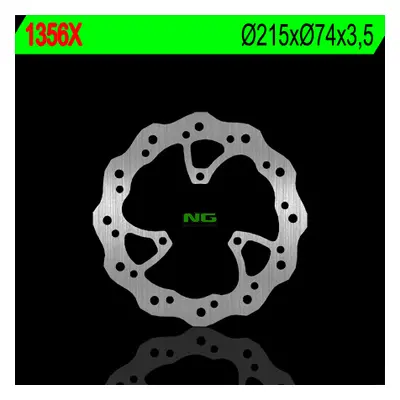 Brzdový kotouč NG Brakes NG1356X (NG brzdový kotouč přední PEUGEOT SPEEDFIGHT 50 09-14 (215X74X3