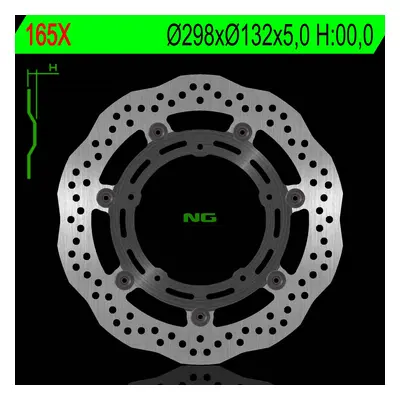 Brzdový kotouč NG Brakes NG165X (NG brzdový kotouč přední YAMAHA MT-03, MT 09, XS R 900, XV 1900