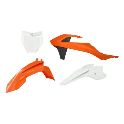 RACETECH (RTECH) kompletní sada plastů KTM SX 50 16-23, SX-E 3-5 20-24 barva oranžová / bílá / 