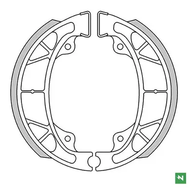 Brzdové čelisti - pakny NEWFREN GF.0264 (NEWFREN brzdové čelisti - pakny MALAGUTI CR1 50 CROSSER