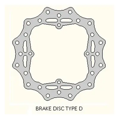 Brzdový kotouč zadní DELTA BRAKING ONL_DBD053D (DELTA BRAKING brzdový kotouč zadní HUSQVARNA TC 