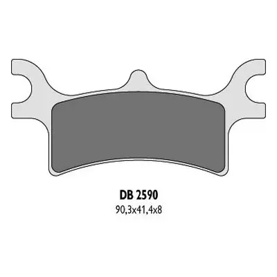 Brzdové destičky DELTA BRAKING DB2590OR-D (DELTA BRAKING brzdové destičky KH314 POLARIS zadní - 