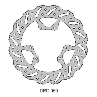 Brzdový kotouč přední DELTA BRAKING ONL_DBD059G (DELTA BRAKING brzdový kotouč přední HONDA CRF 2