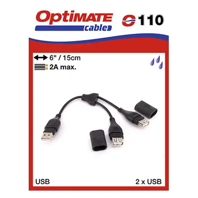 Rozdvojka voděodolná ( TECMATE O110 (OPTIMATE USB rozdvojka voděodolná (EL) (O110))