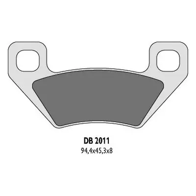 Brzdové destičky DELTA BRAKING DB2011OR-D (DELTA BRAKING brzdové destičky KH395 ARCTIC CAT - nah