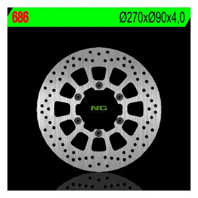 Brzdový kotouč NG Brakes NG686 (NG brzdový kotouč přední MALAGUTI CENTRO 125 07-10, MADISON 400 