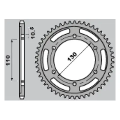 CHT rozeta 241 42 SUZUKI GSXR 1000 09-15 (479-42) (JTR479.42) (CHT rozeta 241 42 SUZUKI GSXR 100