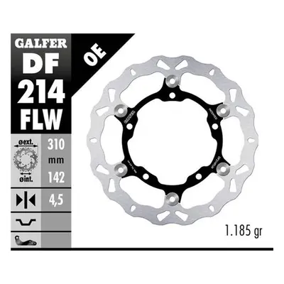 Přední brzdový kotouč GALFER DF214FLW (GALFER přední brzdový kotouč KAWASAKI NINJA 400 / ABS 18-