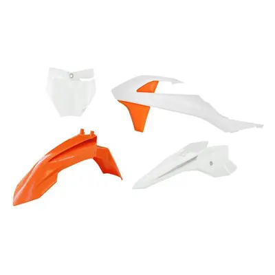 RACETECH (RTECH) kompletní sada plastů KTM SX 50 16-23, SX-E 3-5 20-24 barva oranžová / bílá ( 