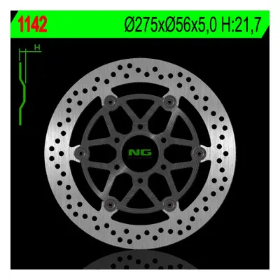 Brzdový kotouč NG Brakes NG1142 (NG přední brzdový kotouč SUZUKI VL 125/250 INTRUDER LC 04-10, G