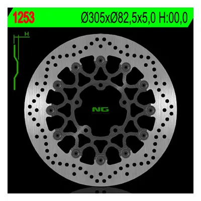 Brzdový kotouč NG Brakes NG1253 (NG přední brzdový kotouč TRIUMPH TIGER 800 10-15, TIGER EXPLORE