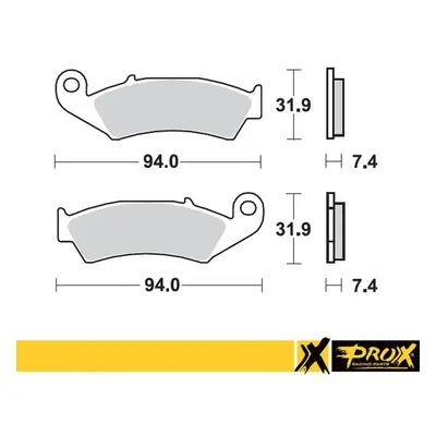 Brzdové destičky PROX 37.105302 (PROX brzdové destičky KH125 HONDA CR125/250/500 87-94 přední)