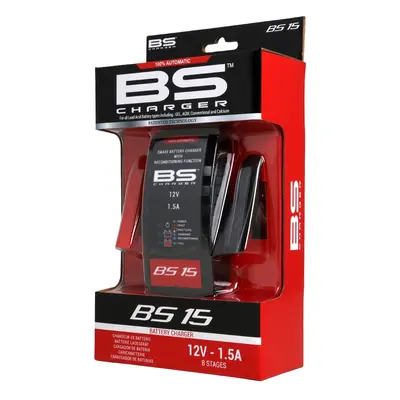 Nabíječka akumulátorů BS BATTERY 700510 (BS nabíječka akumulátorů BS15 12V STD/AGM/GEL, 1,5A do 