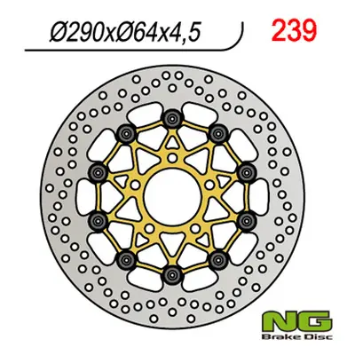 Brzdový kotouč NG Brakes NG239 (NG přední brzdový kotouč SUZUKI GSX600/750F, GSF600 95-04, SV650