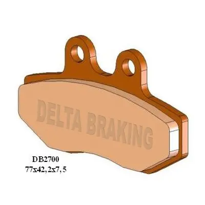 Brzdové destičky DELTA BRAKING DB2700OR-D (DELTA BRAKING brzdové destičky KH167 - nahrazuje DB27