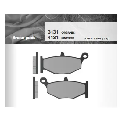 BRENTA brzdové destičky KH419 sintrované barva zlatá (FT 4131) (BR4131) (BRENTA brzdové destičky