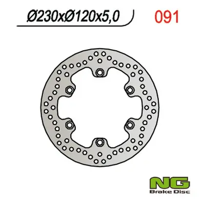 Brzdový kotouč NG Brakes NG091 (NG brzdový kotouč zadní KAWASAKI KLR 650 90-07, KLE 500 91-07 (2