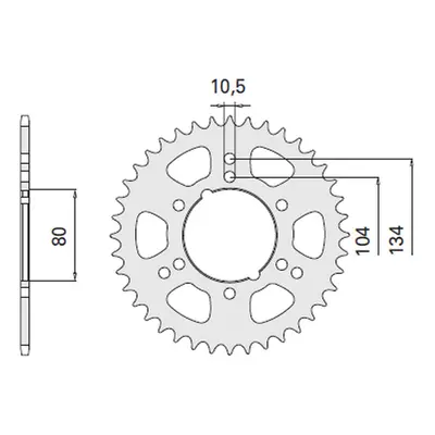 Rozeta CHT 457840K (2098-40, JTR1478.40) (CHT rozeta 4578 40 (2098-40) (JTR1478.40))