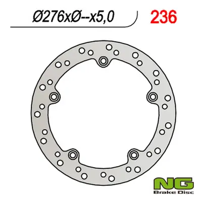 Brzdový kotouč NG Brakes NG236 (NG brzdový kotouč zadní BMW R 850/1100/1150/1200 (276X-X5) (5X10