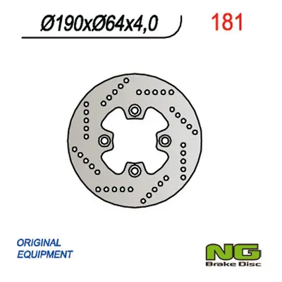 Brzdový kotouč NG Brakes NG181 (NG brzdový kotouč zadní SUZUKI KATANA 50 99-03 (190X64X4))