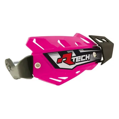 RACETECH (RTECH) kryty páček FLX ATV/QUAD barva růžová NEON (se 3 typy úchytů na řídítka) (R-KIT