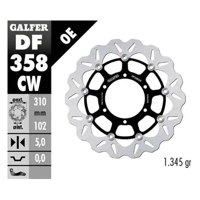 Brzdový kotouč přední GALFER DF358CW (GALFER brzdový kotouč přední SUZUKI GSX-R 600 08-; GSX-R 7