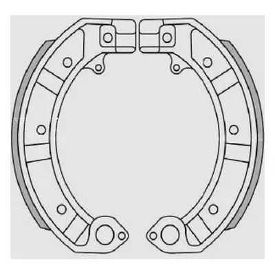 Brzdové čelisti - pakny BRENTA BR0128 (BRENTA brzdové čelisti - pakny PIAGGIO PK 50/125, PX 125/