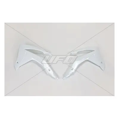 Kryty chladiče UFO HO04657041 (UFO kryty chladiče HONDA CRF 250R 14-17, CRF 450R 13-16 barva bíl