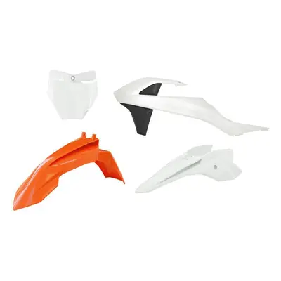 RACETECH (RTECH) kompletní sada plastů KTM SX 50 16-23, SX-E 3-5 20-24 barva oranžová / bílá / 