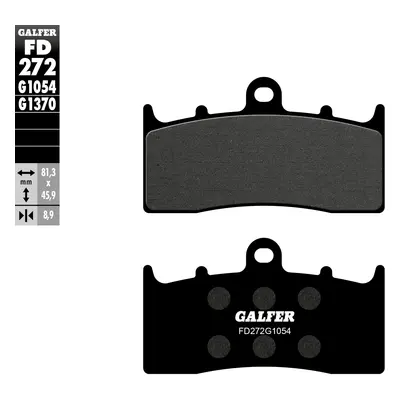 Brzdové destičky Galfer FD272G1054 (KH294) (GALFER brzdové destičky KH294 / KH613 polokovové)