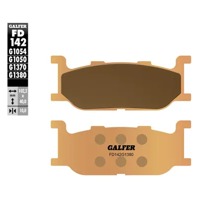 GALFER brzdové destičky KH179 sintrované barva zlatá (FD142G1380) (GALFER brzdové destičky KH179