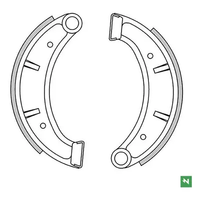 Brzdové čelisti - pakny přední NEWFREN GF1160 (NEWFREN brzdové čelisti - pakny přední HUSQVARNA 