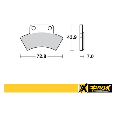 Brzdové destičky PROX 37.204402 (PROX brzdové destičky KH232 POLARIS SCRAMBLER / SPORTSMAN 400 9