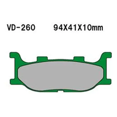 Brzdové destičky VESRAH VD-260 (VESRAH brzdové destičky KH199 vyrobeno v Japonsku)