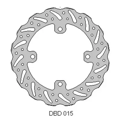 Brzdový kotouč zadní DELTA BRAKING ONL_DBD015G (DELTA BRAKING brzdový kotouč zadní KAWASAKI KX 1