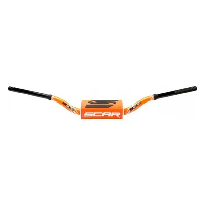 Řidítka SCAR S9172OROR (SCAR RACING řidítka 28,6mm model MCGRATH/SHORT barva černá/oranžová houb