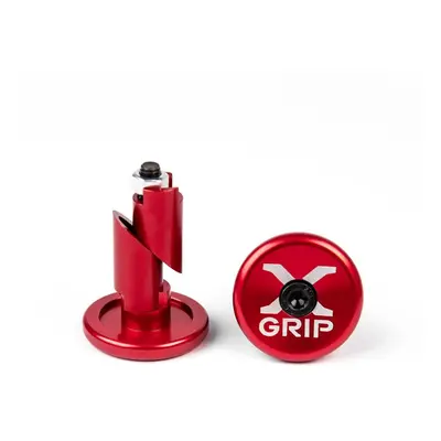 X-GRIP koncovky řidítek do otvoru O průměru 12-16,2mm barva červená (X-GRIP koncovky řidítek do 