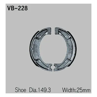 Brzdové čelisti - pakny VESRAH VB-228 (VESRAH brzdové čelisti - pakny YAMAHA XT 500/550/600 (Y51