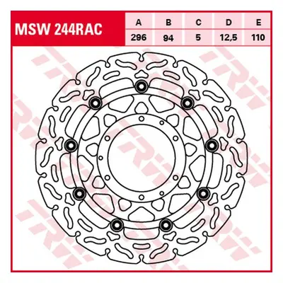 Brzdový kotouč TRW LUCAS přední MSW244RAC (TRW LUCAS ZF brzdový kotouč přední HONDA CBR 600F 01-