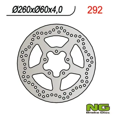 Brzdový kotouč NG Brakes NG292 (NG brzdový kotouč přední APRILIA 50/125/200/250/400/500 SCARABEO